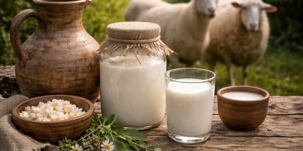 L.ait de brebis chez les gaulois