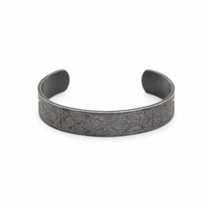 Bracelet gaulois jonc entrelacs sombres
