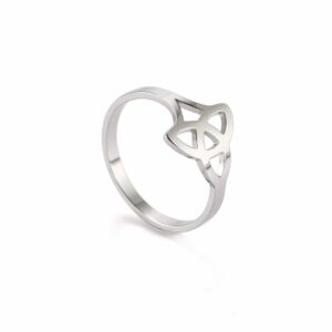 Bague gauloise triquetra minimaliste argent