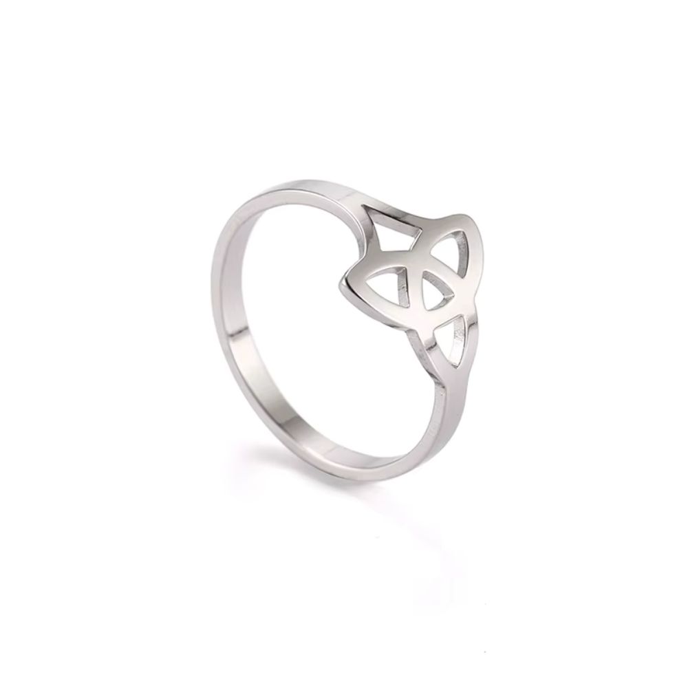 Bague gauloise triquetra minimaliste argent