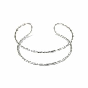 Torque gaulois double torsadé ouvert