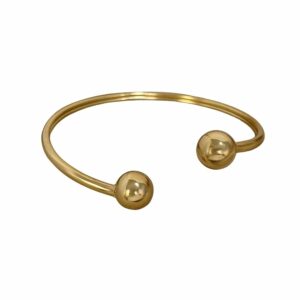 Bracelet torque gaulois lisse doré